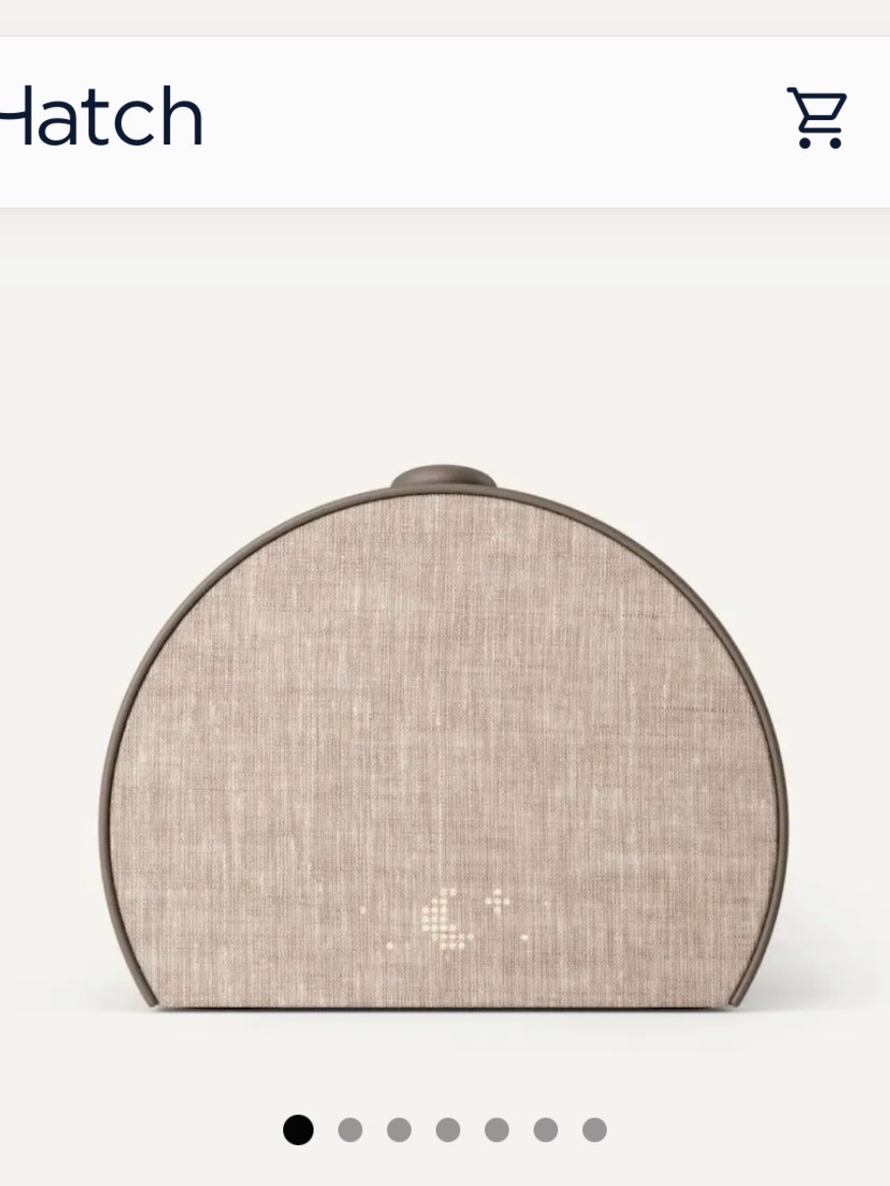 Hatch Sound Machine in Light Beige Fabric